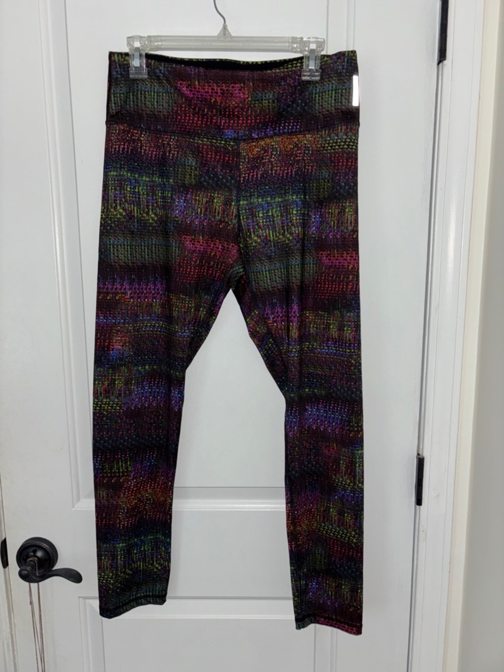 RBX Multicolor Abstract Print High-Waist Leggings